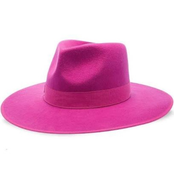 Fuschia wide brim hat! Purchased from Dressed in LALA! 🩷🩷 - Picture 3 of 5